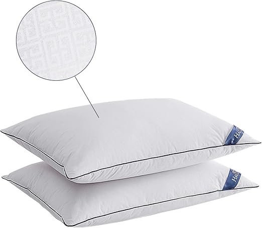 Hall Mark Anti Allergy White Duck Feather Pillows White Pack Of