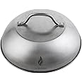 Morikavo Cheese Melting Dome,9 inch Stainless Steel Round Smashed Burger Basting Cover,Grill Lid,Cooking Dome for Flat Top Griddle Accessories