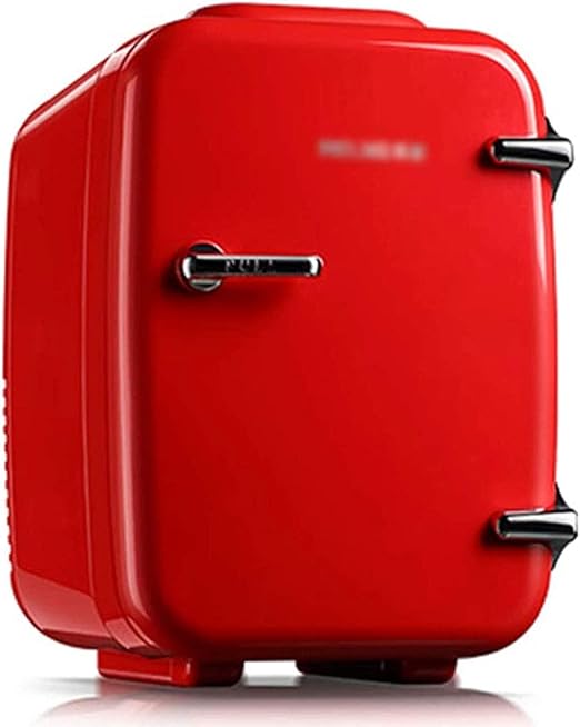 Portable Mini Car Retro Refrigerator 4L Small Bedroom Fridge Compact