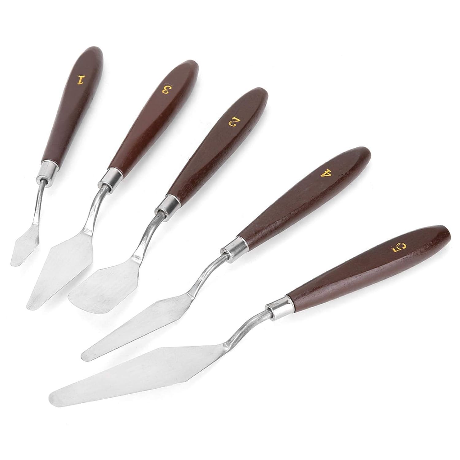 Smooth Stainless Steel Painting Spatulas, Palette Knife, for Paint Oil