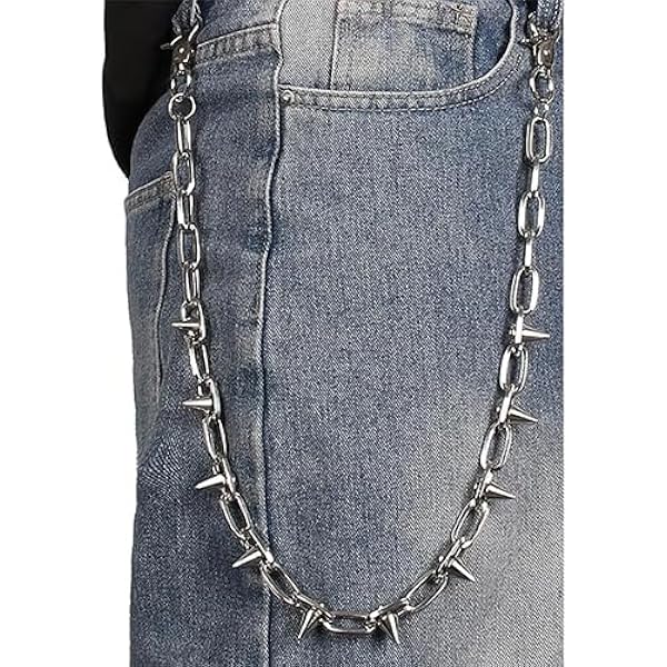 Miglaja Wallet Chain, Silver, 12 Inches : Amazon.ca: Clothing