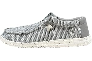 Hey Dude Men's Wally Funk | Men’s Shoes | Men's Lace Up Loafers | Comfortable & Light-Weight