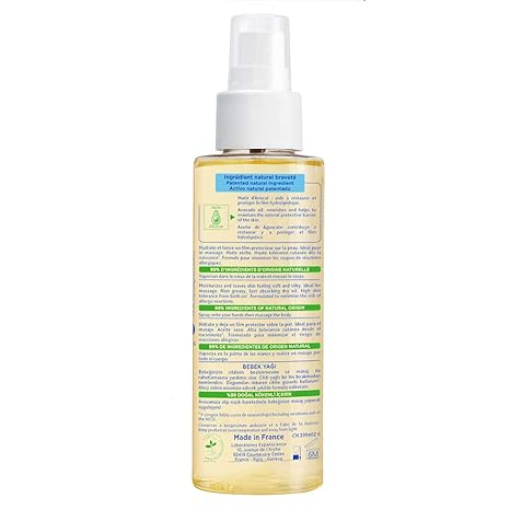 mustela baby hair oil