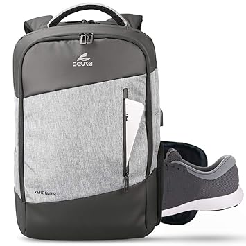 Seute Verdiater Laptop Backpack with USB Port and Multipurpose Pocket