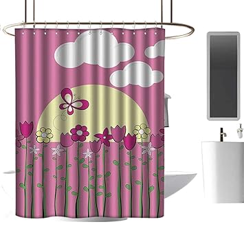 Amazon Com Coolteey Shower Curtains Kate Spade Flower Decorations