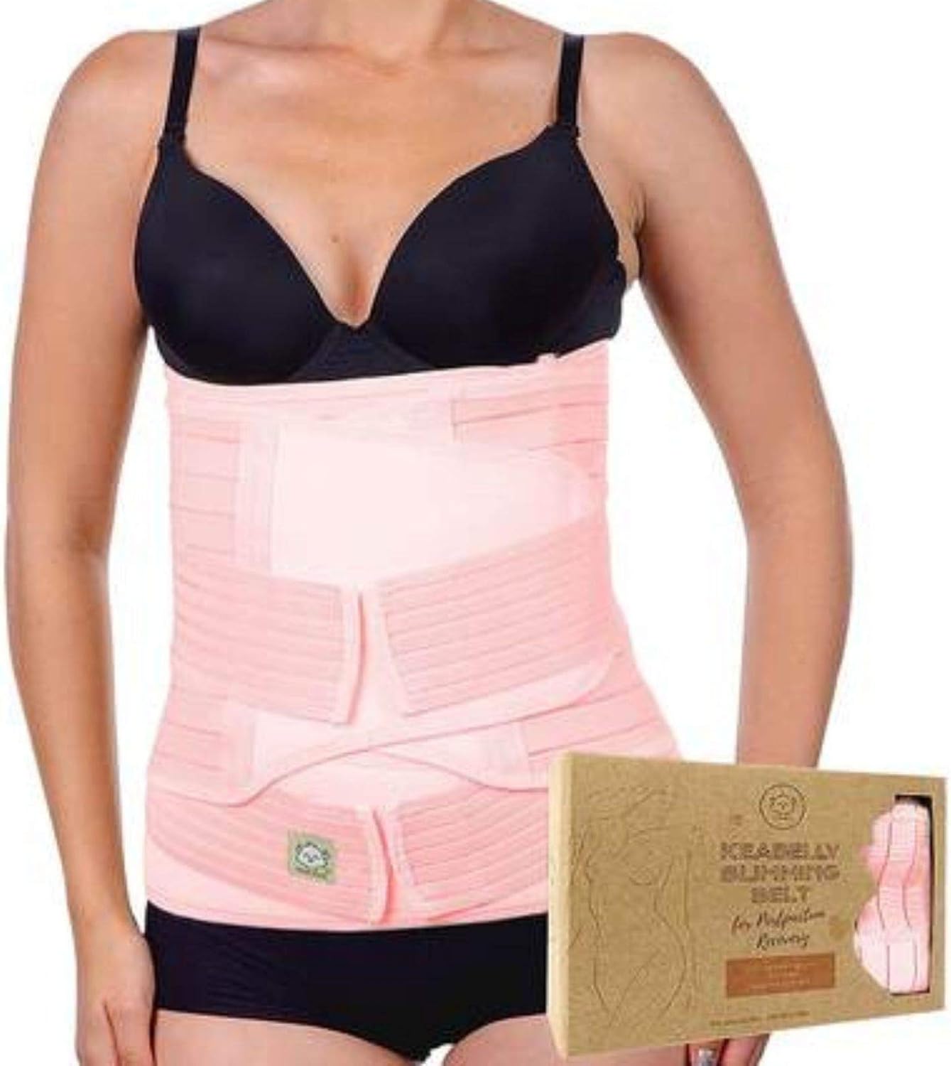 Amazon Com 3 In 1 Postpartum Belly Support Recovery Wrap Belly Band Belt For Postnatal Maternity Girdles For Women Body Shaper Tummy Bandit Waist Shapewear Blush Pink One Size Health Personal Care