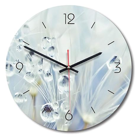Amazon Com Wall Clock Quartz Clock Simple Water Drop