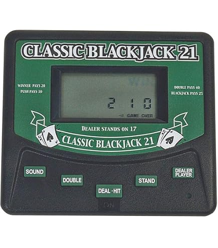 Amazon.com: Classic Blackjack 21 Electronic Handheld Game