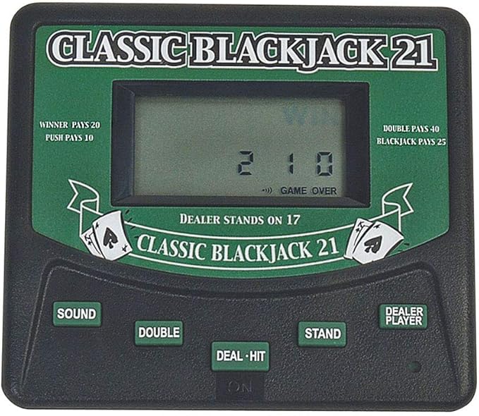 Classic Blackjack 21 Electronic Handheld Game Electronic Games Clothing