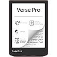 PocketBook Verse Pro E-Reader Waterproof | Eye-Friendly 6'' E-Ink Carta™ HD Touchscreen | Audio-Book & E-Book Reader | Text-to-Speech Function | SMARTlight | 16GB | WiFi & Bluetooth | Red