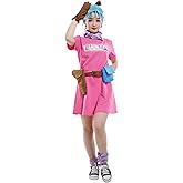 miccostumes Women's Costume Anime Cosplay Pink Dress Neckerchief With Belt and Glove