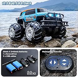 Ruko 1601AMP Amphibious RC Trucks, 1:10 Large