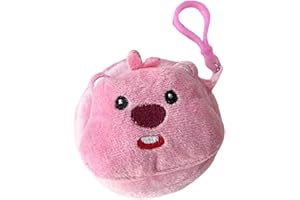 BRTOO Cute Coin Purse Plush Animal Coin Pouch Small Funny Kawaii Change Purses with Zipper Mini Cute Wallet Shark Bag for Women & Girl (Mini beaver)