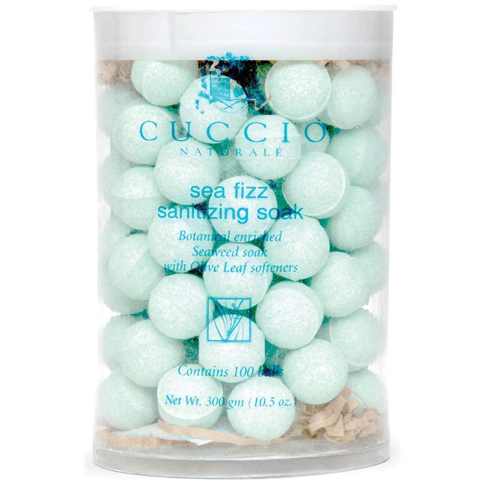 Cuccio - Soak Balls Effervescent - Sea Fizz - for Women - Nail Treatment - 100 Pc