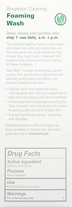 clear start acne