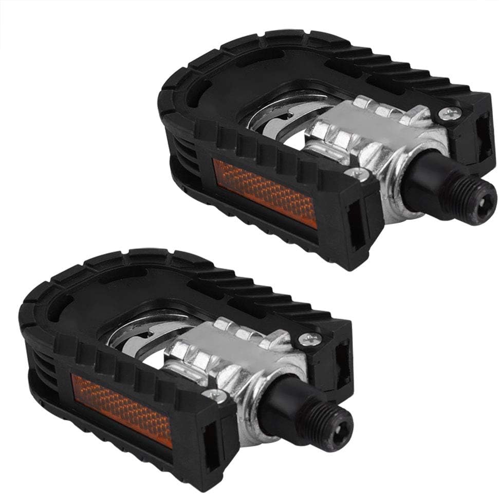 Brensty 4 Piezas Clavijas De Bicicleta, AleacióN De Aluminio Antideslizante  Pedales De Bicicleta De Pie Clavijas, image size:971x961