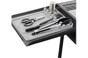 Silicone Griddle Tools Mat for Blackstone, Grilling Accessories Spatula Holder for Blackstone, BBQ Grill Silicone Mat for Kit