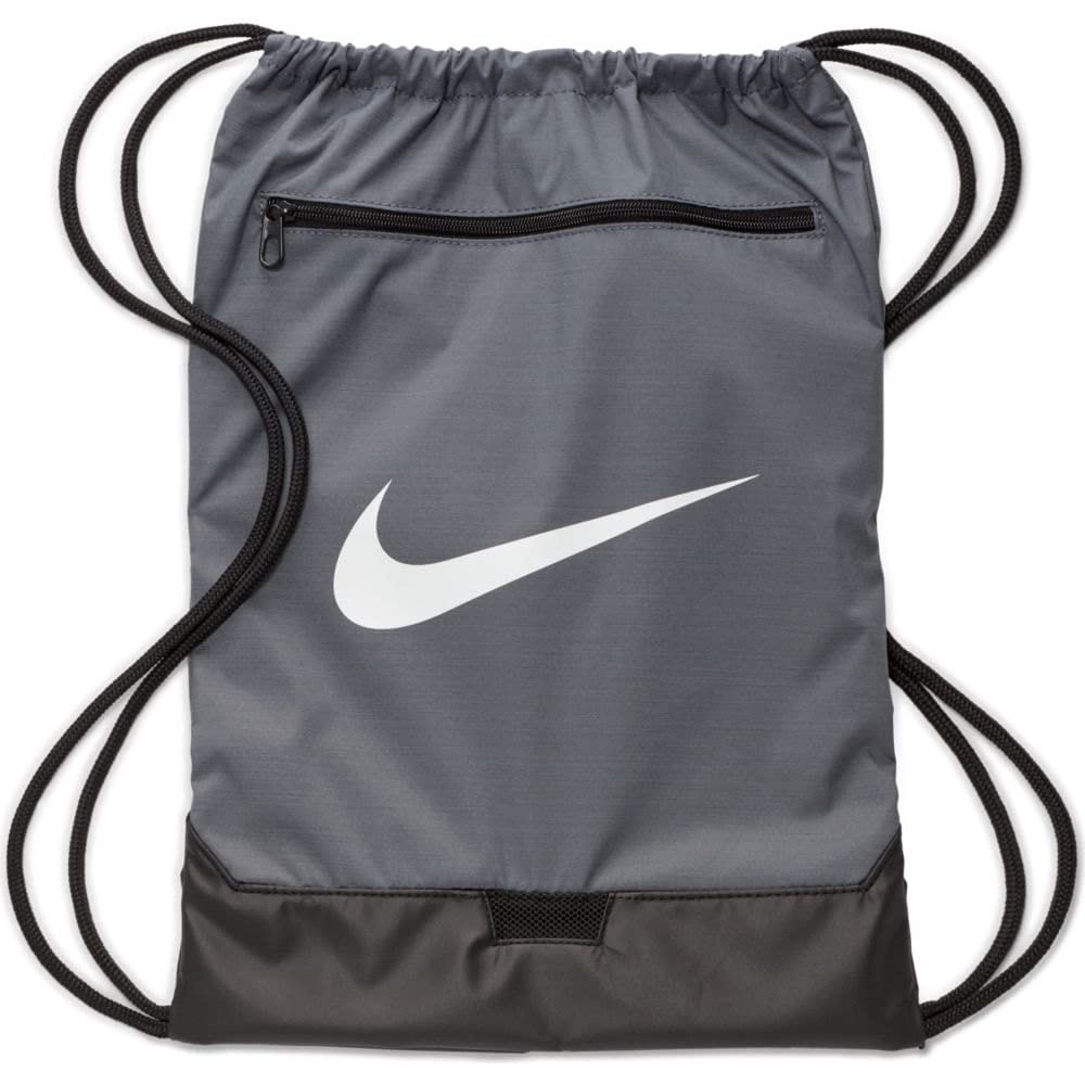 Nike Brasilia Gym Sack - Black/Black/White, MISC