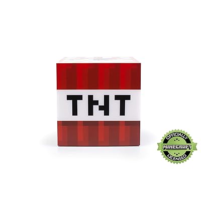 Buy Minecraft Tnt Block 6 Inch Usb Led Night Light Cube Decorative Fun Safe Awesome Bedside Mood Lamp Toy For Baby Kids Teens Adults Best For Home S Bedroom