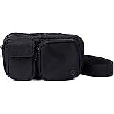 Danskin Women's Milo Sling Bag Crossbody Nylon, Black