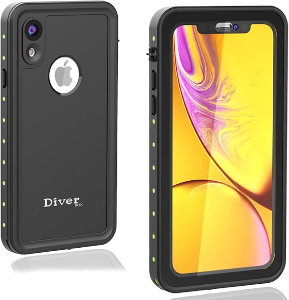 Capa Diverbox à prova d'água para iPhone XR, capa de