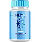 Memo Defender Capsules - Memo Defender Brain Support Advanced Supplement Pills - MemoDefender Maximum Strength Wellness and Health Blend of All Natural Ingredients for Maximum Results (60 Capsules)