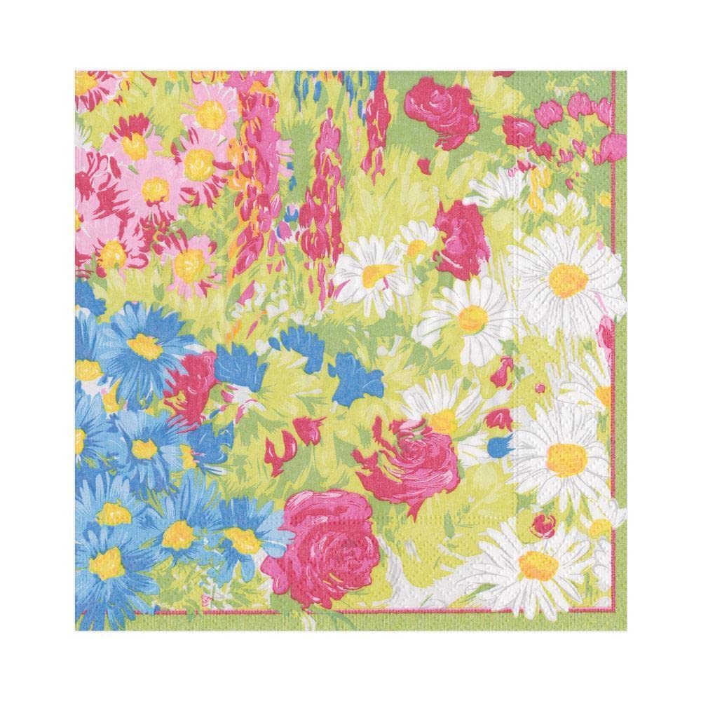 Caspari Plantes Vivaces Paper Luncheon Napkins, 20 Per Package