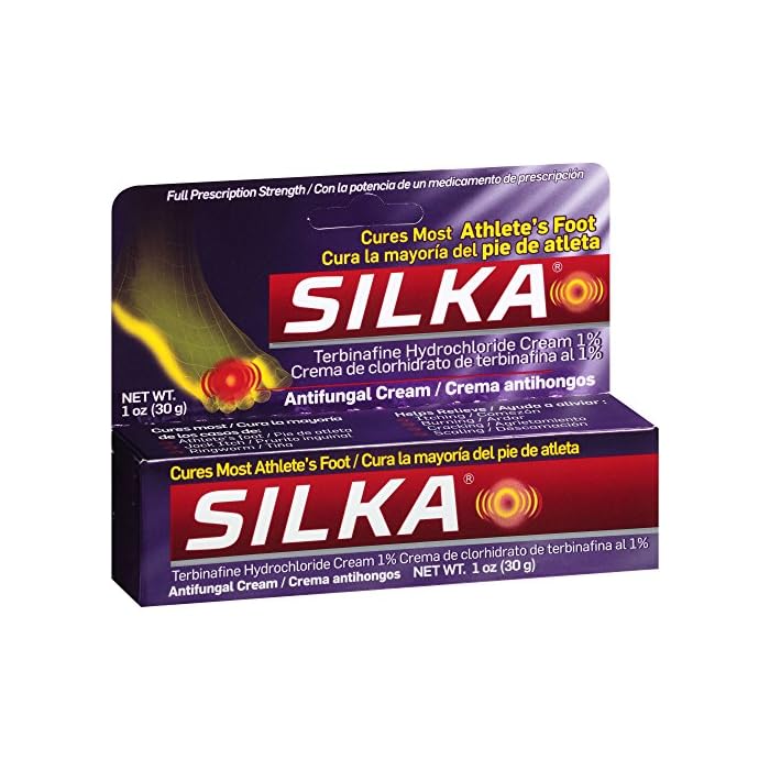 SILKA Anti-Fungal Cream, Clinical Anti-Fungus Foot Treatment, Jock Itch & Ringworm Remedy, Maximum Strength, Fast-Acting…