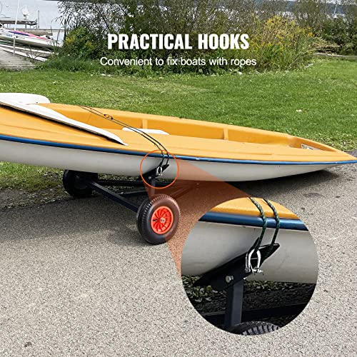 VEVOR Boat Trailer Dolly, 420lbs Load Capacity, Carbon Steel Trailer Mover with 96''116