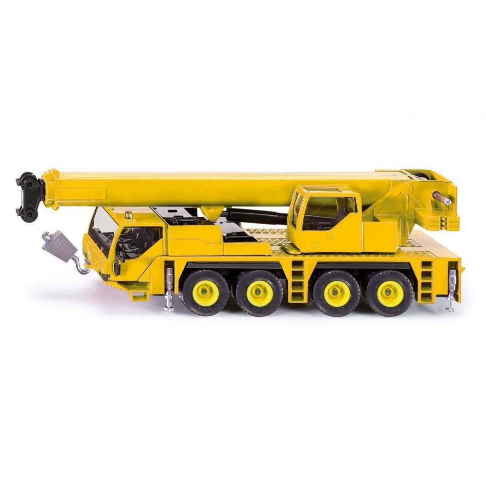 siku 2110, Mobile Crane Truck, 1:55, Metal,Plastic, Yellow, Telescopic extension arm