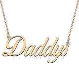 HUAN XUN Customized Custom Simple Any Name Necklace