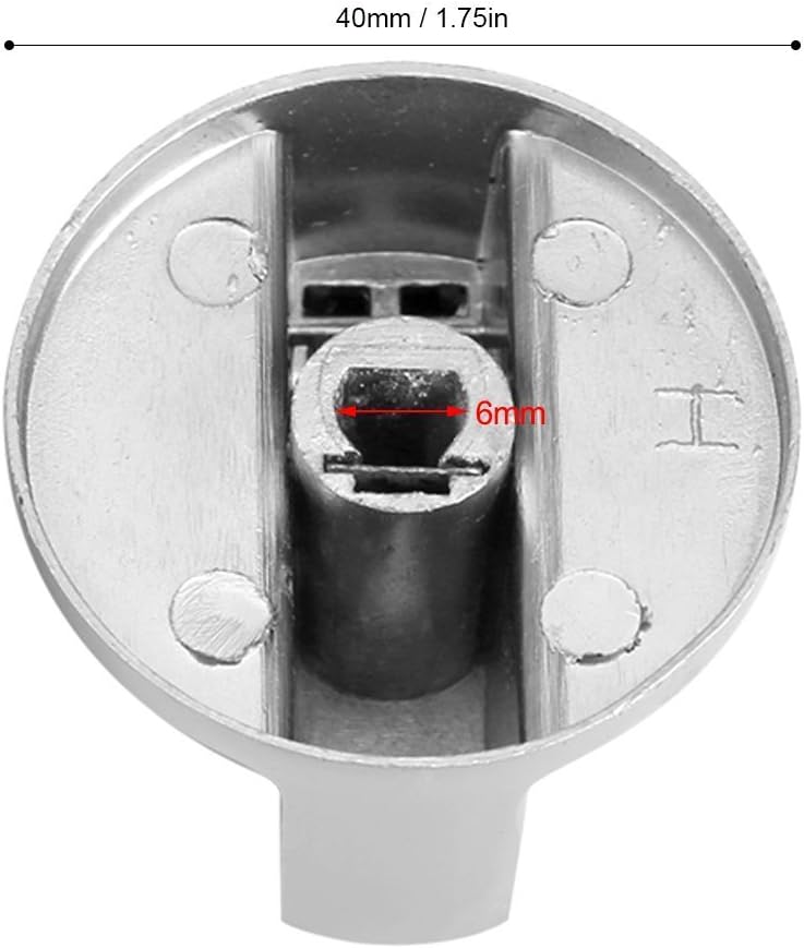 6mm Gas Stove Handle Universal zinc Alloy Kitchen Stove Handle Lock