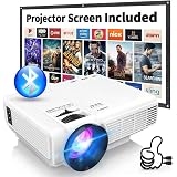 Mini Projector, SHIMOR C9 7500L HD 