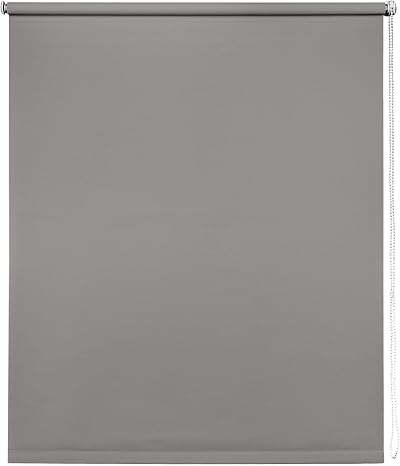 New Edge Blinds Thermal Blackout Roller Blind Light Grey 75cm x 165cm