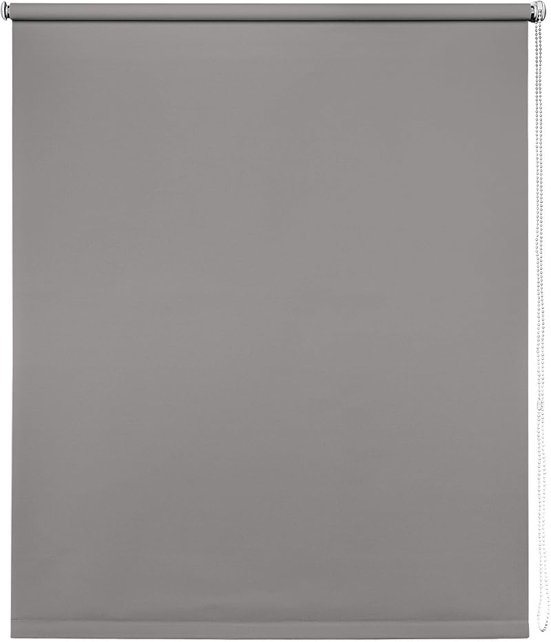 New Edge Blinds Thermal Blackout Roller Blinds Light Grey 170cm Wide