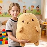 Ytterbium Cute Potato Plush Toy - Soft Stuffed Potato Pillow, Kawaii Potato Doll for Kids, Bedroom & Sofa Decor, for Girls (9inches)