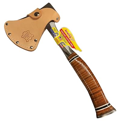Gaine Cuir Faite Main Pour Hache Estwing 14" E24A – Protection, Fabrication Canada