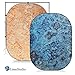 LimoStudio 7 x 5 ft. Tie Dye Rich Mocha & Dark Blue Collapsible Pop Out/Foldable Muslin Background Panel Disc, Light Reflector with Carry Bag, Photo Soft Lighting Effect, Photo Studio, AGG1934