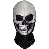 WTACTFUL Ghost Face Mask, Scary Skeleton Skull Mask - Excellent Quality, Comfortable & Perfect for Halloween Costume