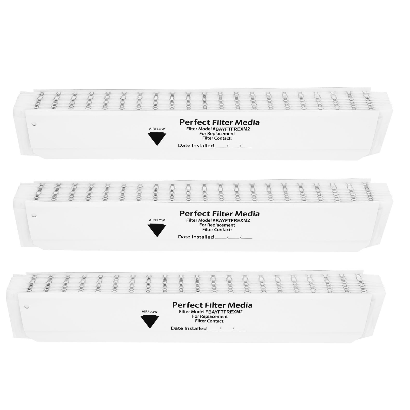 Photo 1 of 3 Packs,Upgrade BAYFTFREXM2 MERV 13 Perfect Fit 5 Filter Media Compatible with Trane BAYFTFREXM2 FLR06232 Expandable Filter