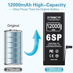 XYIRMCYF 12000mAh Super Capacity Battery Compatible