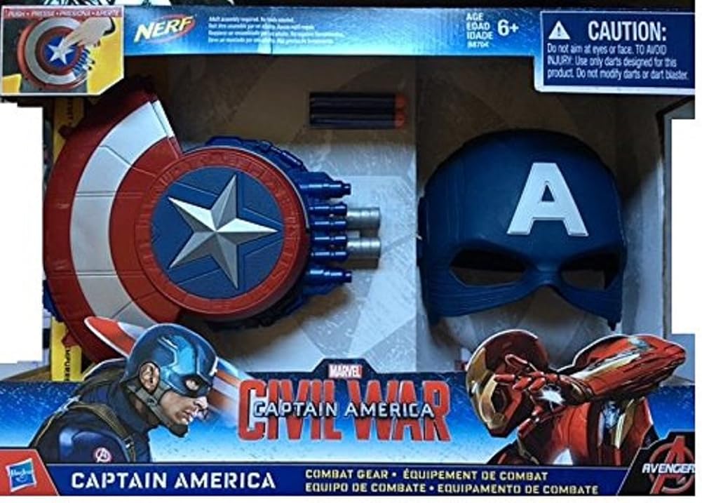 captain america civil war blaster reveal shield