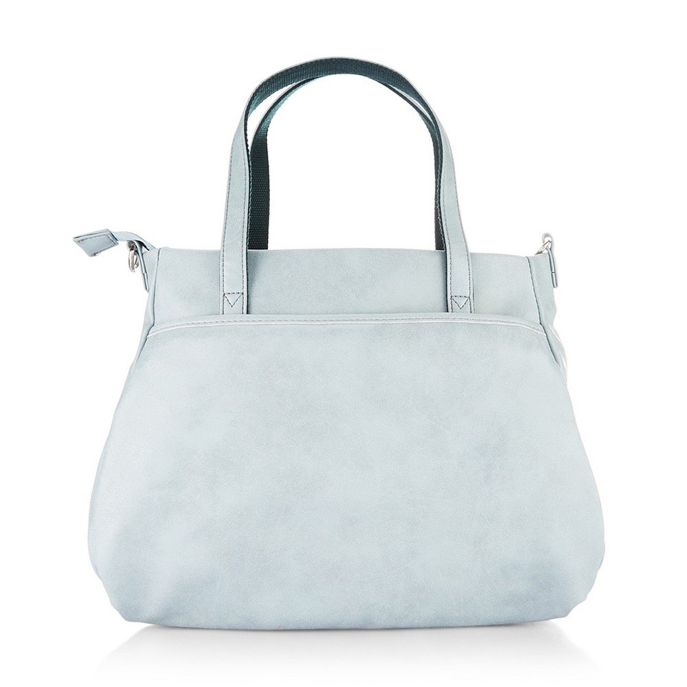 caprese women's satchel (light blue)