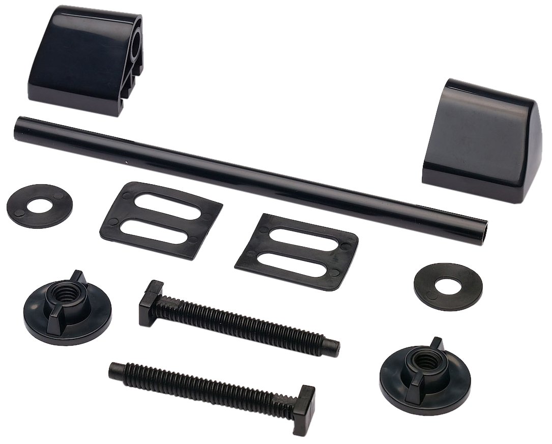 Merriway BH02036 Toilet Seat Fitting Kit - Black