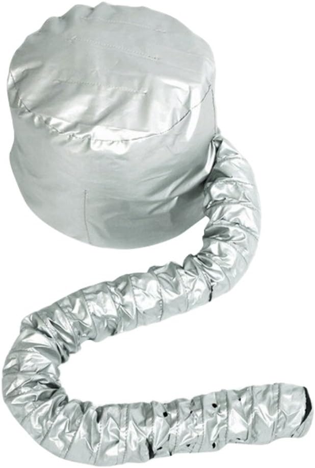 Portable Women Hair Dryer Soft Cap Hair Dryer Attachment (silver)