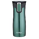 Contigo AUTOSEAL West Loop Stainless Steel Travel Mug, 16 oz, Greyed Jade