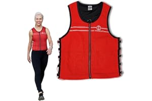 HYPERWEAR Hyper Vest FIT Weighted Vest for Women (Up to 10 lbs) – Comfortable, Breathable, & Adjustable for Walking, Running,