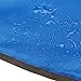 Lightspeed Outdoors XL Soft Plush Fleece Outdoor Stadium Rainproof and Windproof Picnic Blanket | 72” x 58” 2 Person Camp Blanket (Blue)