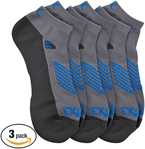 Extreme Gear NO SHOW RUNNING SOCKS - High Performance Moisture Wicking Ultra Breathability No Show Blister Free Sock 3 Colors