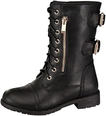 low top combat boots